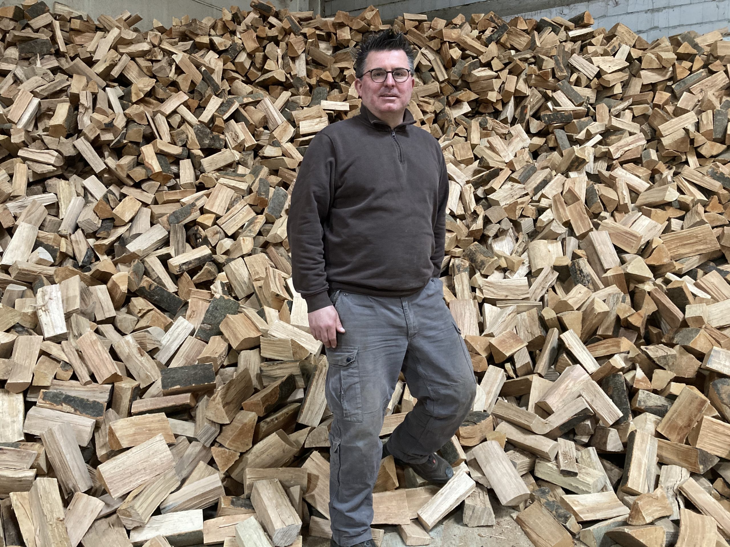 Dirk Eichhorn, Chef von Kaminholz Eichhorn