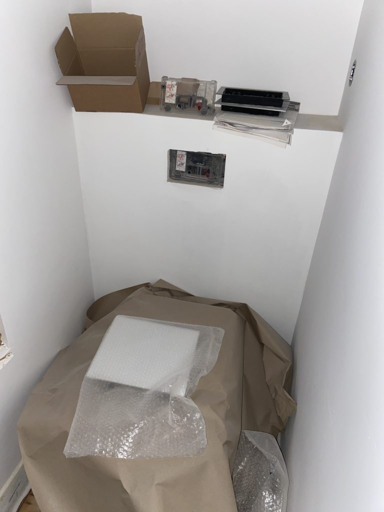 Toto Washlet in der Umbauphase